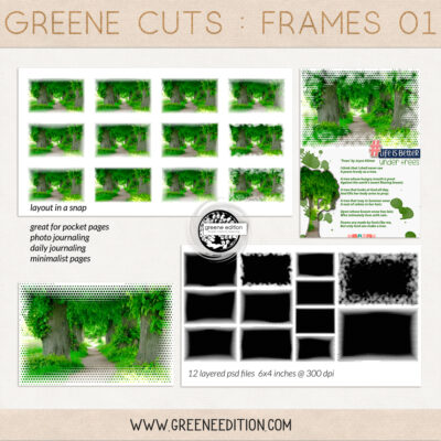 greene cuts frames 01, greene edition