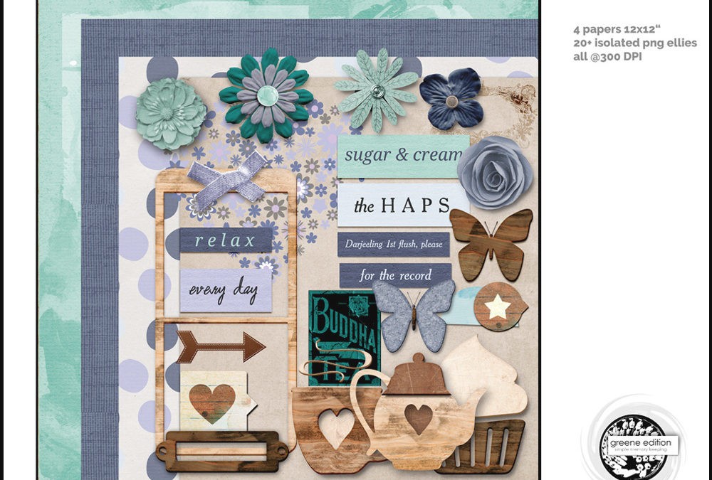 1st Flush Page Layout Kit Freebie