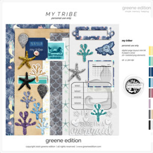 My Tribe Mini Kit, greene edition, copyright 2020 greeneedition.shop
